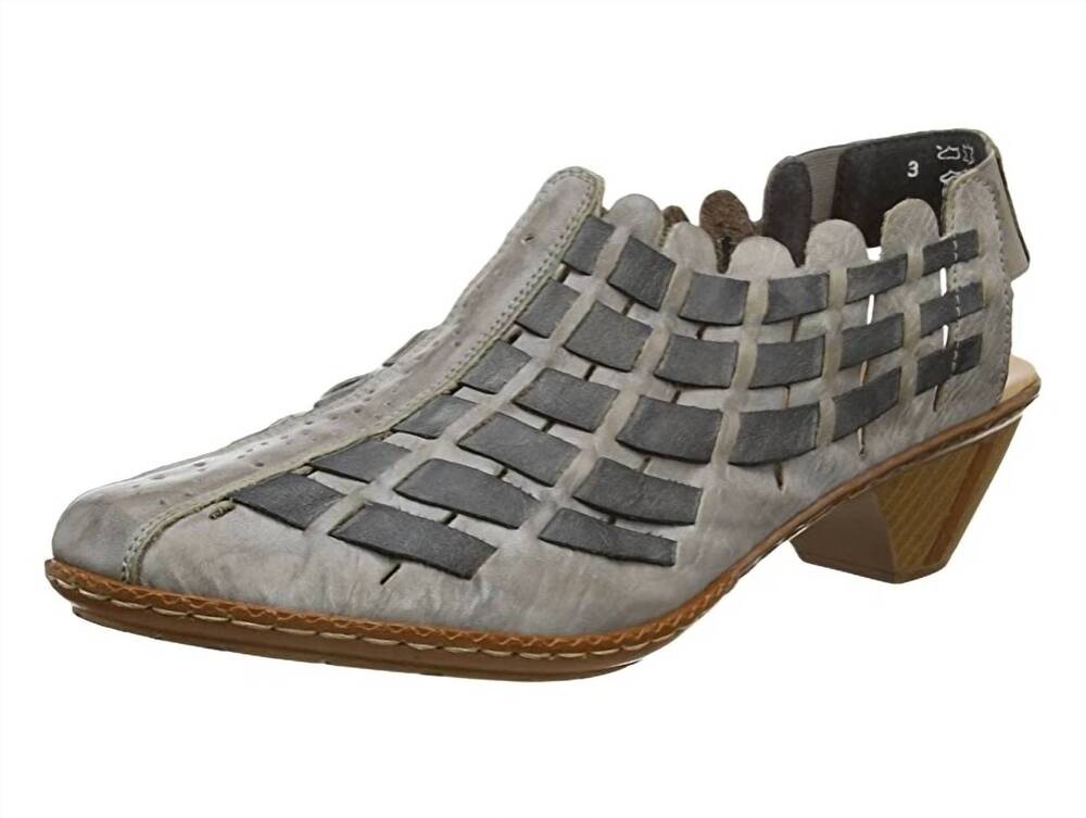 NEW RIEKER women's sina heels in grey
